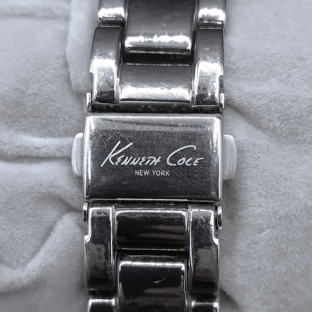Kenneth Cole NY Women's Watch Square Face Stainless Steel Band Quartz KCW4010 - Picture 2 of 12